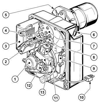Компоненты горелок MACK 8