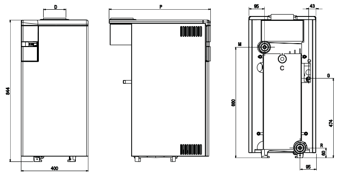 Размеры Sime RX 19-26 E
