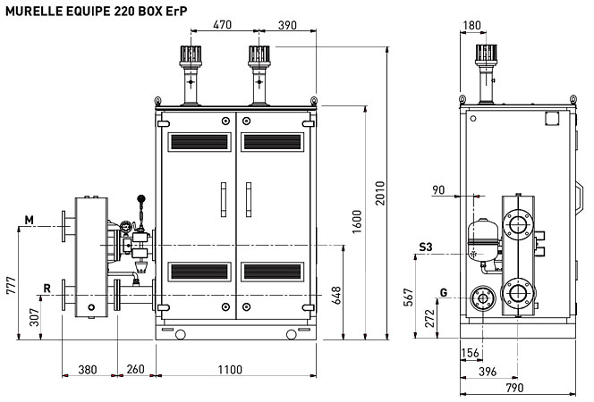Размеры Sime Murelle Equipe 220 Box ErP
