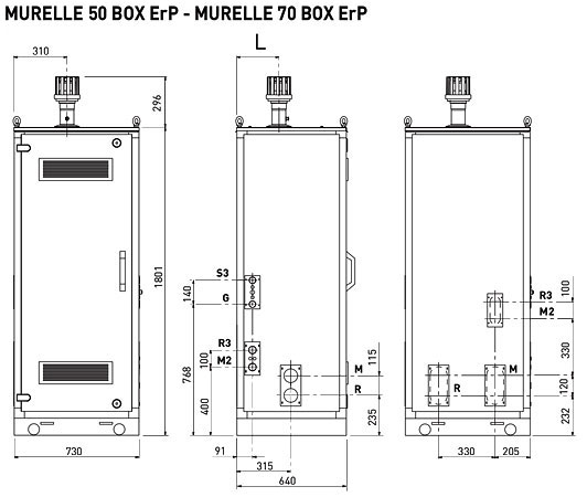 Размеры Sime Murelle Equipe 50-70 Box ErP