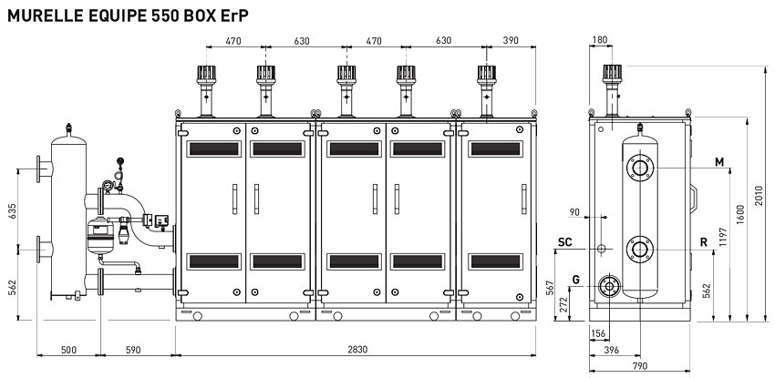Размеры Sime Murelle Equipe 660 Box ErP