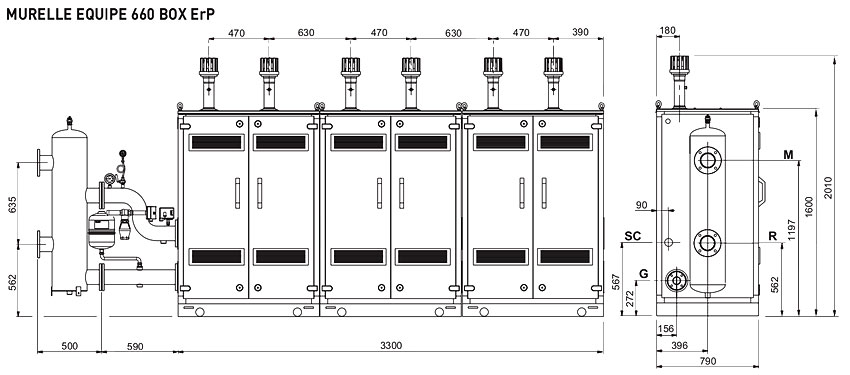 Размеры Sime Murelle Equipe 660 Box ErP